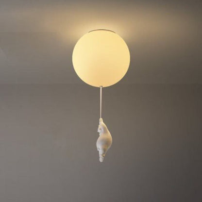 Up – Plafonnier Ballon Ourson | Lampe Enfant | LED | 4 Tailles