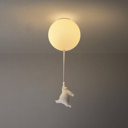 Up – Plafonnier Ballon Ourson | Lampe Enfant | LED | 4 Tailles