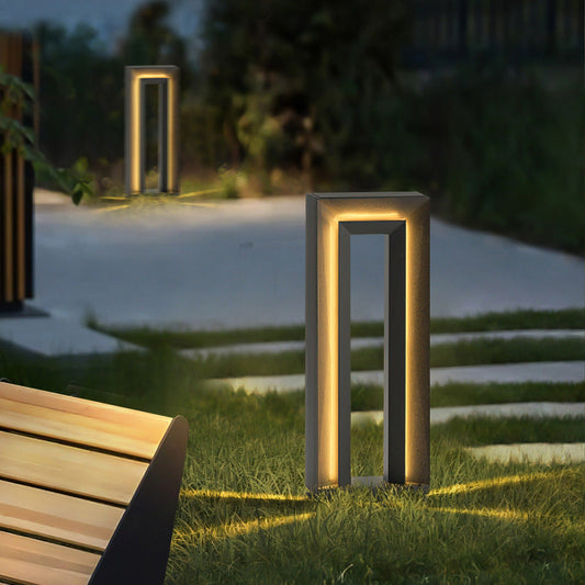 VELTURA | Lampe de Chemin de Jardin Moderne – Acier Inoxydable & LED – IP66 – 62 cm