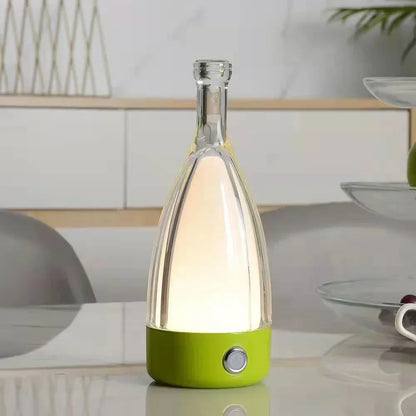 Bottlenight | Éclairage Rechargeable Élégant – Lampe en Forme de Bouteille